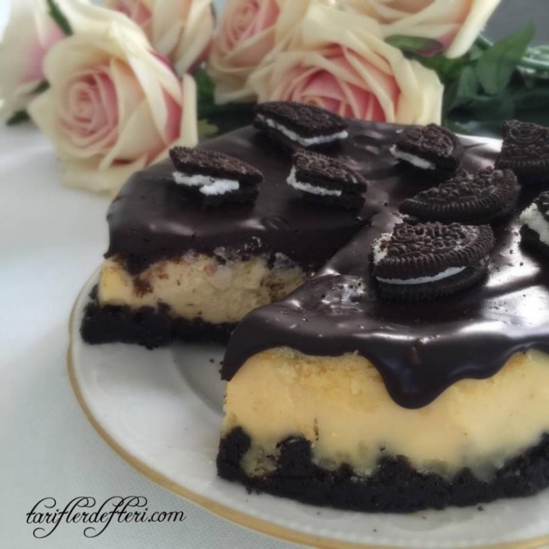 Çikolatalı Oreo'lu Cheesecake